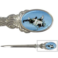 Christmas Cat Letter Opener by Blueketchupshop