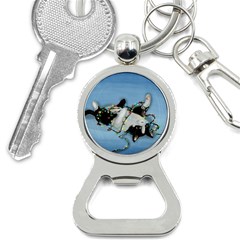 Christmas Cat Bottle Opener Key Chain by Blueketchupshop