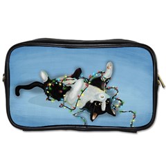 Christmas Cat Toiletries Bag (two Sides) by Blueketchupshop