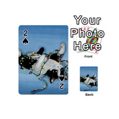 Christmas Cat Playing Cards 54 Designs (mini) by Blueketchupshop