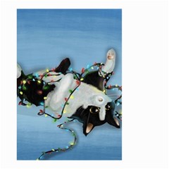 Christmas Cat Small Garden Flag (two Sides)