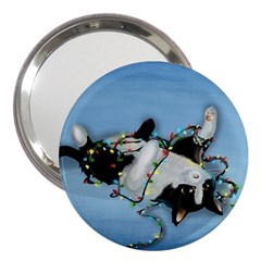 Christmas Cat 3  Handbag Mirrors by Blueketchupshop