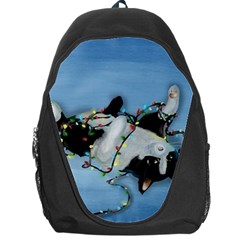 Christmas Cat Backpack Bag