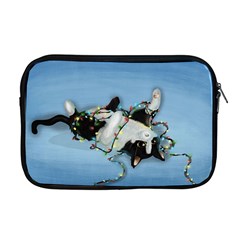 Christmas Cat Apple Macbook Pro 17  Zipper Case by Blueketchupshop