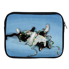 Christmas Cat Apple Ipad 2/3/4 Zipper Cases by Blueketchupshop