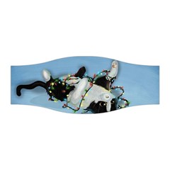 Christmas Cat Stretchable Headband by Blueketchupshop