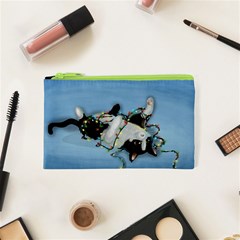 Christmas Cat Cosmetic Bag (xs) by Blueketchupshop