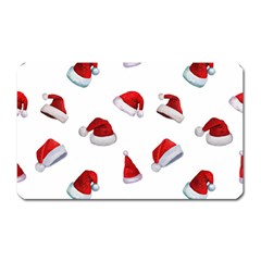 Red Christmas Hats Magnet (rectangular) by SychEva