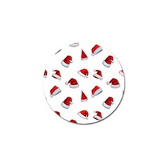 Red Christmas Hats Golf Ball Marker (4 Pack) by SychEva