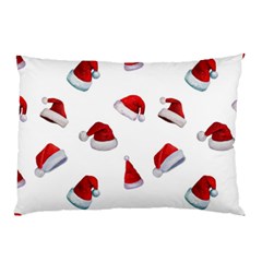 Red Christmas Hats Pillow Case by SychEva