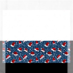 Blue Christmas Hats Rectangular Jigsaw Puzzl by SychEva