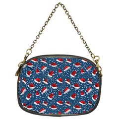 Blue Christmas Hats Chain Purse (one Side) by SychEva