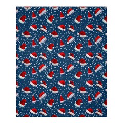 Blue Christmas Hats Shower Curtain 60  X 72  (medium)  by SychEva