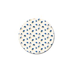 Blue Christmas Hats Golf Ball Marker (4 Pack) by SychEva