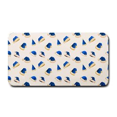 Blue Christmas Hats Medium Bar Mats by SychEva