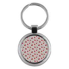 Santa Hat Key Chain (round) by SychEva