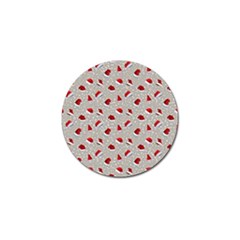 Santa Hat Golf Ball Marker by SychEva