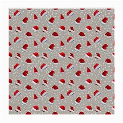 Santa Hat Medium Glasses Cloth (2 Sides) by SychEva