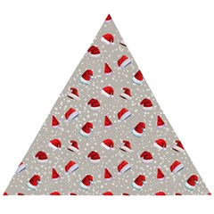 Santa Hat Wooden Puzzle Triangle by SychEva