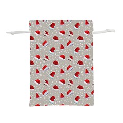 Santa Hat Lightweight Drawstring Pouch (s) by SychEva