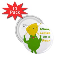 Lemon Over Pear 1 75  Buttons (10 Pack) by LemonPear