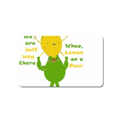 Lemon Over Pear Magnet (name Card) by LemonPear