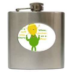 Lemon Over Pear Hip Flask (6 Oz) by LemonPear