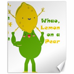 Lemon Over Pear Canvas 16  X 20  by LemonPear