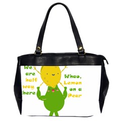 Lemon Over Pear Oversize Office Handbag (2 Sides) by LemonPear