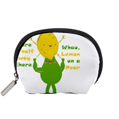 Lemon Over Pear Accessory Pouch (small) by LemonPear