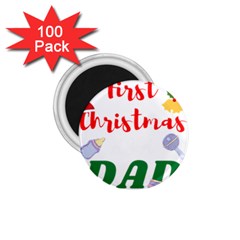 First Christmas As A Dad 1 75  Magnets (100 Pack)  by LemonPear