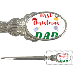 First Christmas As A Dad Letter Opener