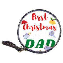 First Christmas As A Dad Classic 20-cd Wallets by LemonPear