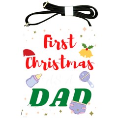 First Christmas As A Dad Shoulder Sling Bag by LemonPear