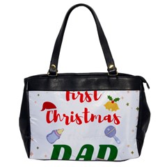 First Christmas As A Dad Oversize Office Handbag by LemonPear