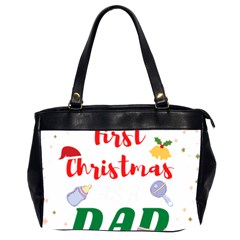 First Christmas As A Dad Oversize Office Handbag (2 Sides) by LemonPear