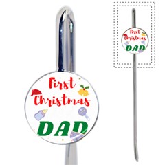 First Christmas As A Dad Book Mark by LemonPear