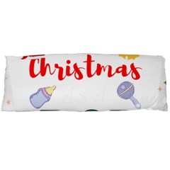 First Christmas As A Dad Body Pillow Case (dakimakura) by LemonPear