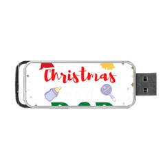 First Christmas As A Dad Portable Usb Flash (one Side)