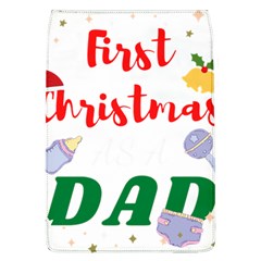 First Christmas As A Dad Removable Flap Cover (l)