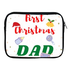 First Christmas As A Dad Apple Ipad 2/3/4 Zipper Cases by LemonPear