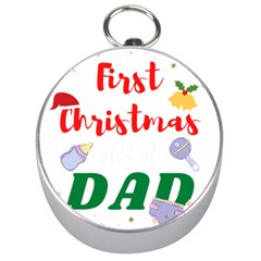 First Christmas As A Dad Silver Compasses by LemonPear