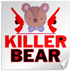 Killer Bear Canvas 16  X 16  by LemonPear