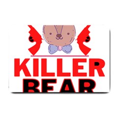 Killer Bear Small Doormat  by LemonPear