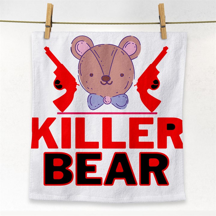 Killer Bear Face Towel