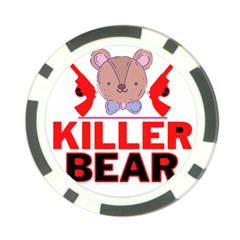 Killer Bear Poker Chip Card Guard (10 Pack) by LemonPear