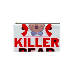 Killer Bear Cosmetic Bag (small) by LemonPear