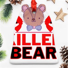 Killer Bear Ornament (bell) by LemonPear