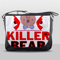 Killer Bear Messenger Bag by LemonPear