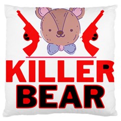 Killer Bear Large Cushion Case (one Side) by LemonPear